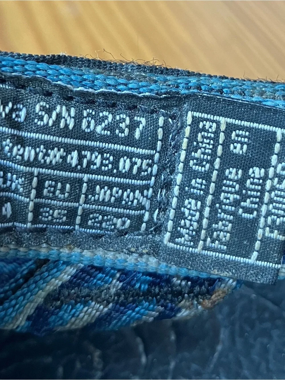Teva Navy and Blue Patterned Strap Sandals